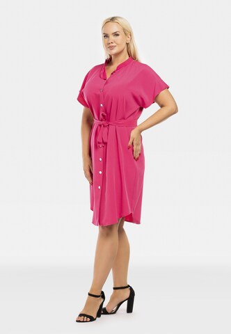 Karko Shirt Dress in Pink