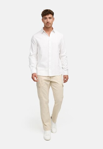 INDICODE JEANS Regular fit Overhemd 'Terra' in Wit