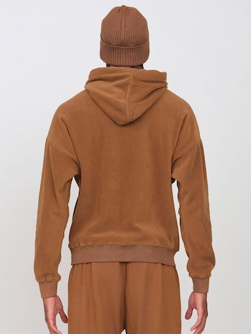 Felpa 'Pile con Cappuccio' di OWN Off With Nature in marrone