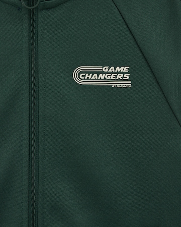 WE Fashion - Sudadera con cremallera en verde