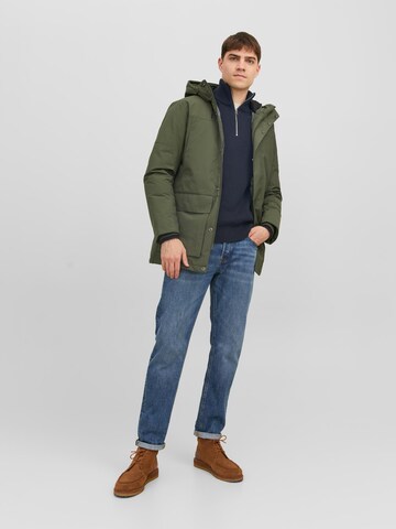 JACK & JONES Kampsun 'Pannel', värv sinine