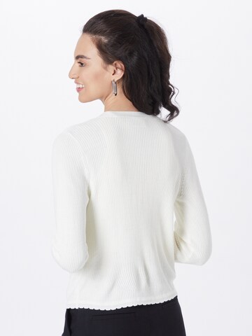 Cardigan 'POPSA' VILA en blanc