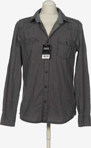 ESPRIT Button Up Shirt in L in Grey: front