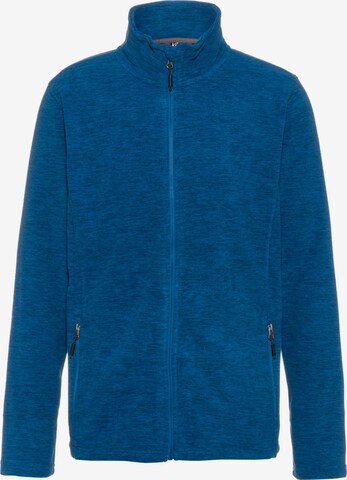 KILLTEC Funktionele fleece-jas in Blauw: voorkant