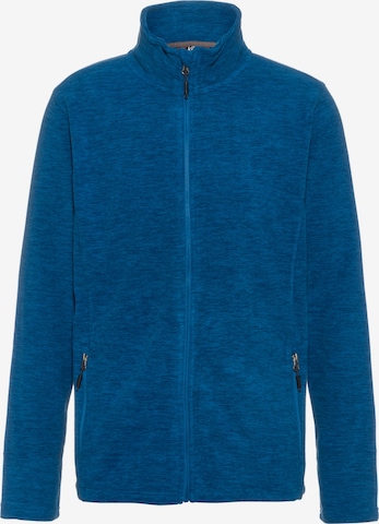 KILLTEC Athletic Fleece Jacket in Blue: front