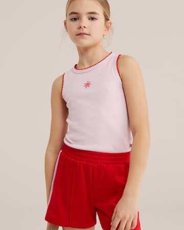 WE Fashion Top in Pink: front