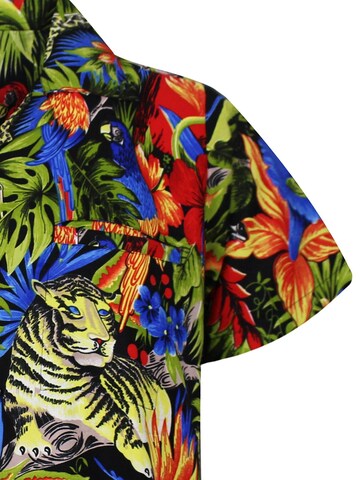 T-Shirt 'Jungle' King Kameha en noir
