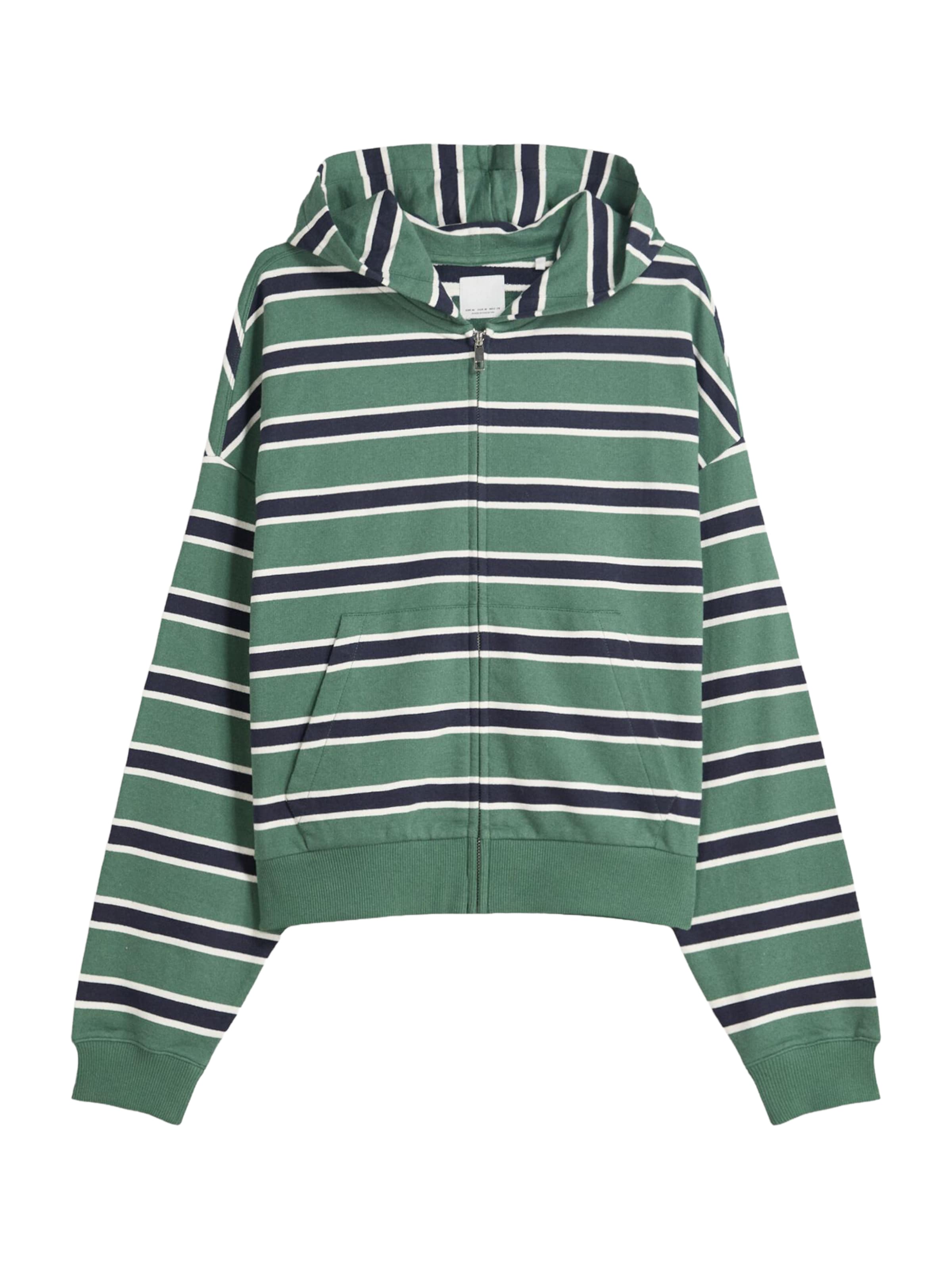 Bershka Jopa na zadrgo | zelena barva: sprednja stran