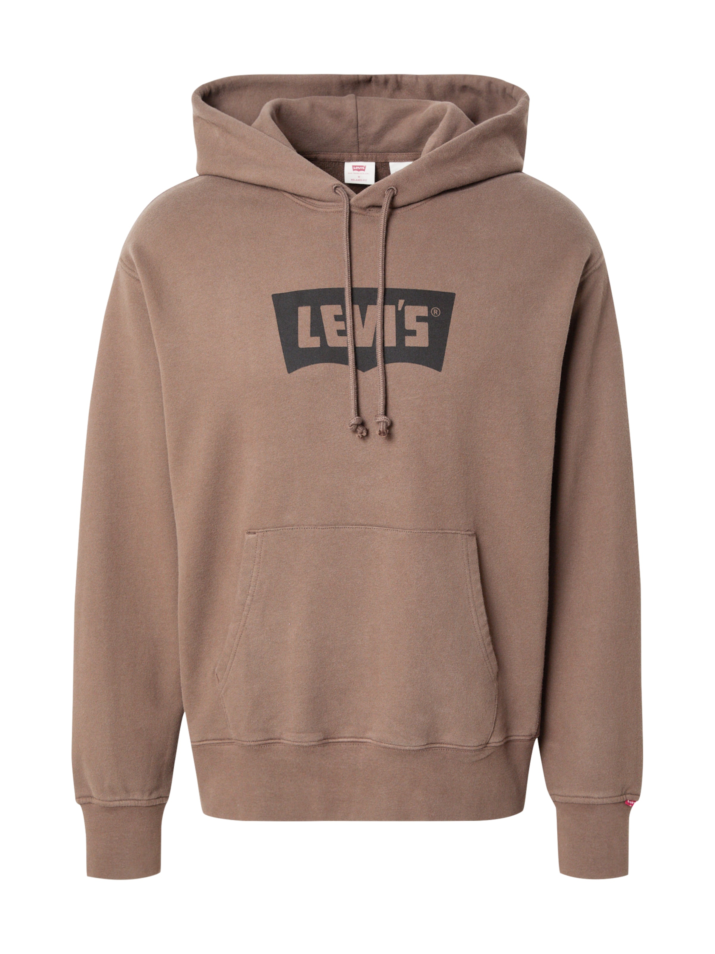 LEVI'S ® Mikina 'Premium Graphic Hoodie' – hnědá: přední strana