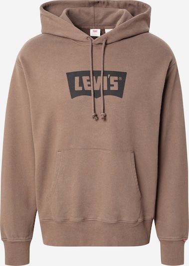 LEVI'S ® Collegepaita 'Premium Graphic Hoodie' värissä ruskea / musta, Tuotenäkymä
