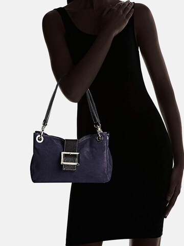 CHICCA BORSE Clutch in Blau: Vorderseite