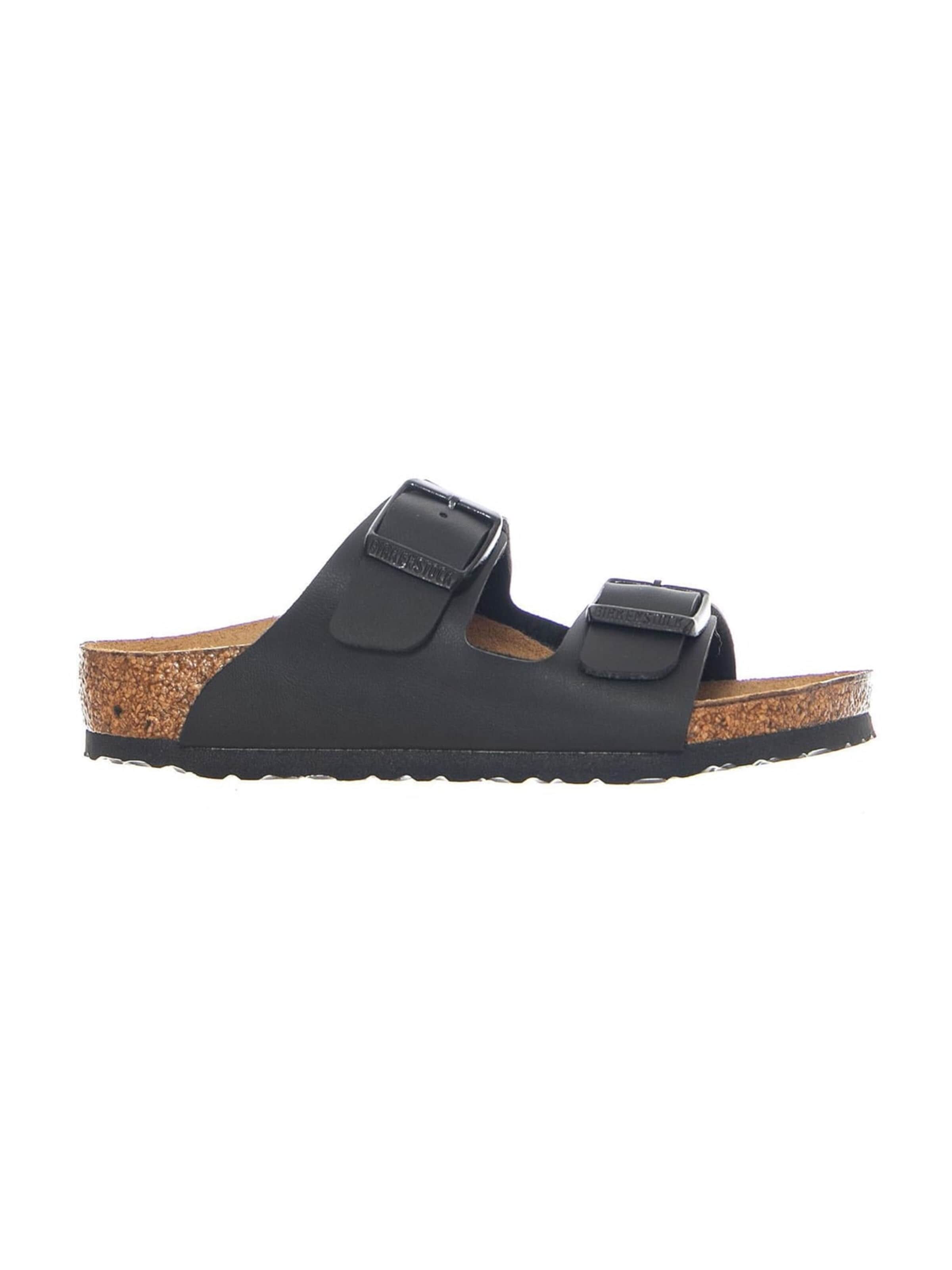 BIRKENSTOCK Sandały 'Arizona Kids Birko Flor Narrow Fit Black' w kolorze czarny