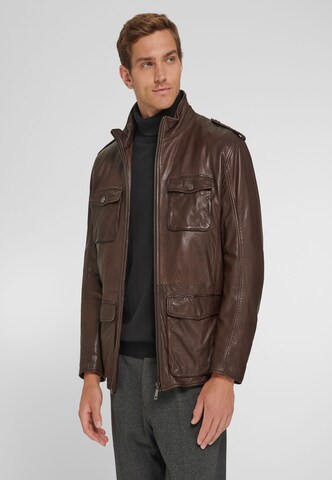 Louis Sayn Between-Season Jacket in Brown: front