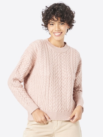 ABOUT YOU Sweater 'Tara' in Pink: front