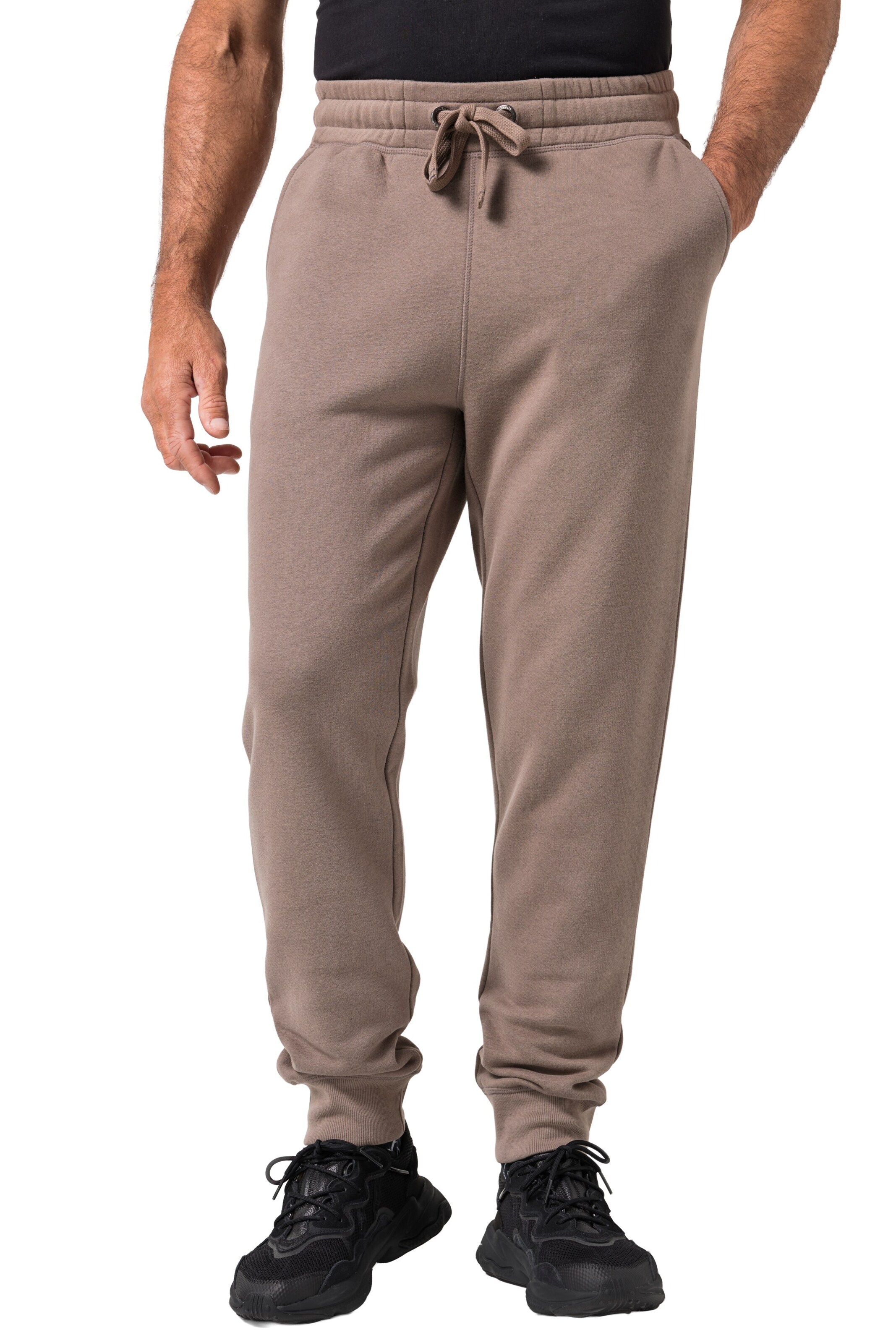 JAY-PI Tapered Pants in Brown: front