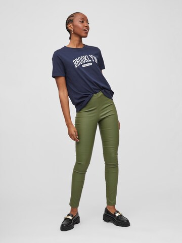 Coupe slim Leggings VILA en vert