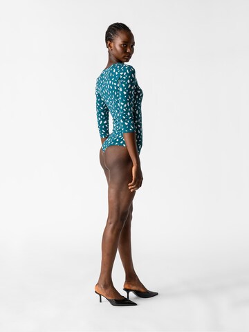 Shirtbody 'Alena' Les Lunes en bleu
