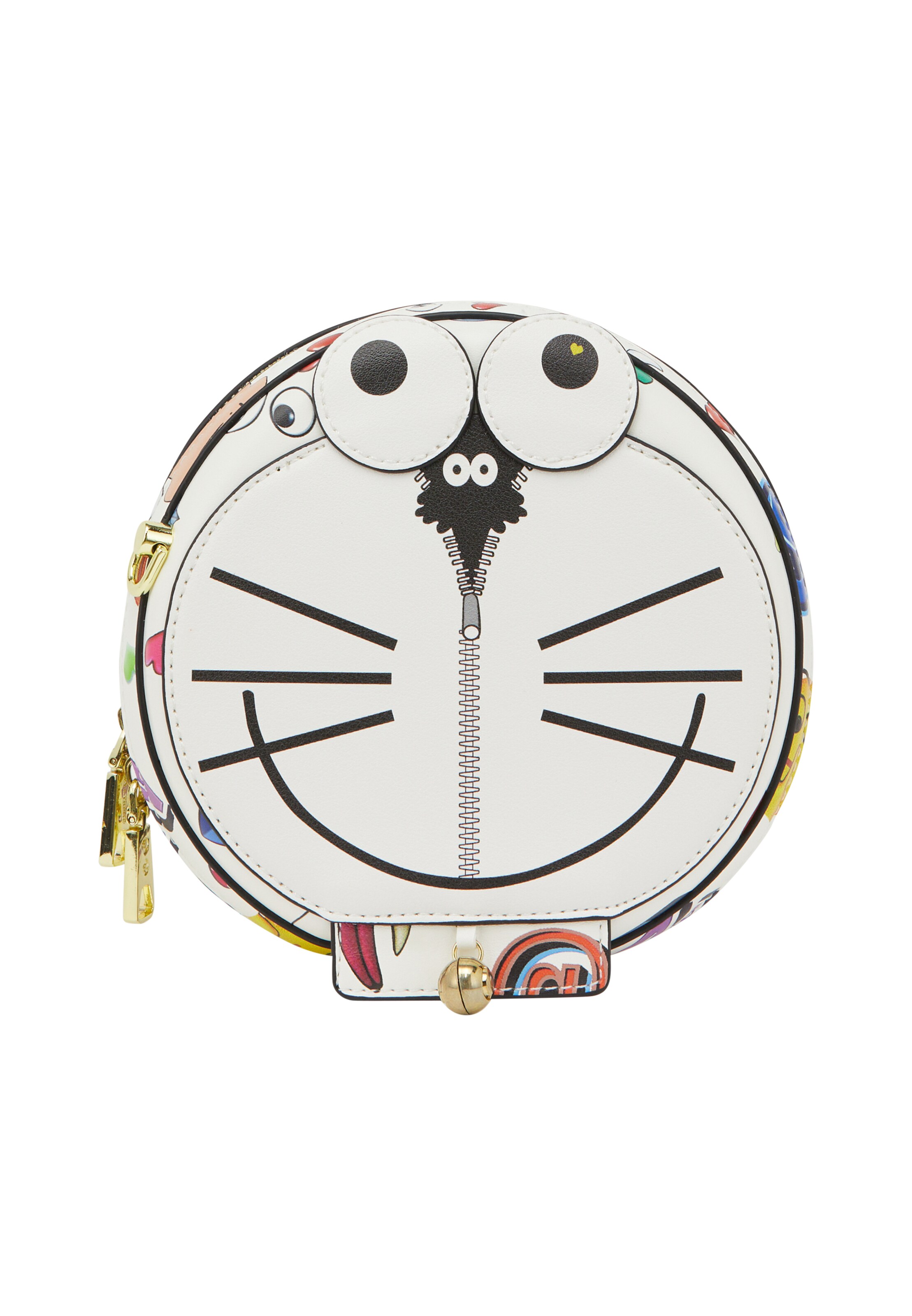 myMo Pop - Bolso de hombro 'Pop Eyetheme' en blanco: frente