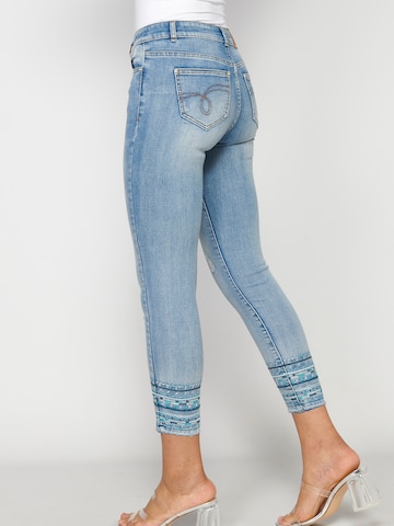 KOROSHI Skinny Jeans in Blau