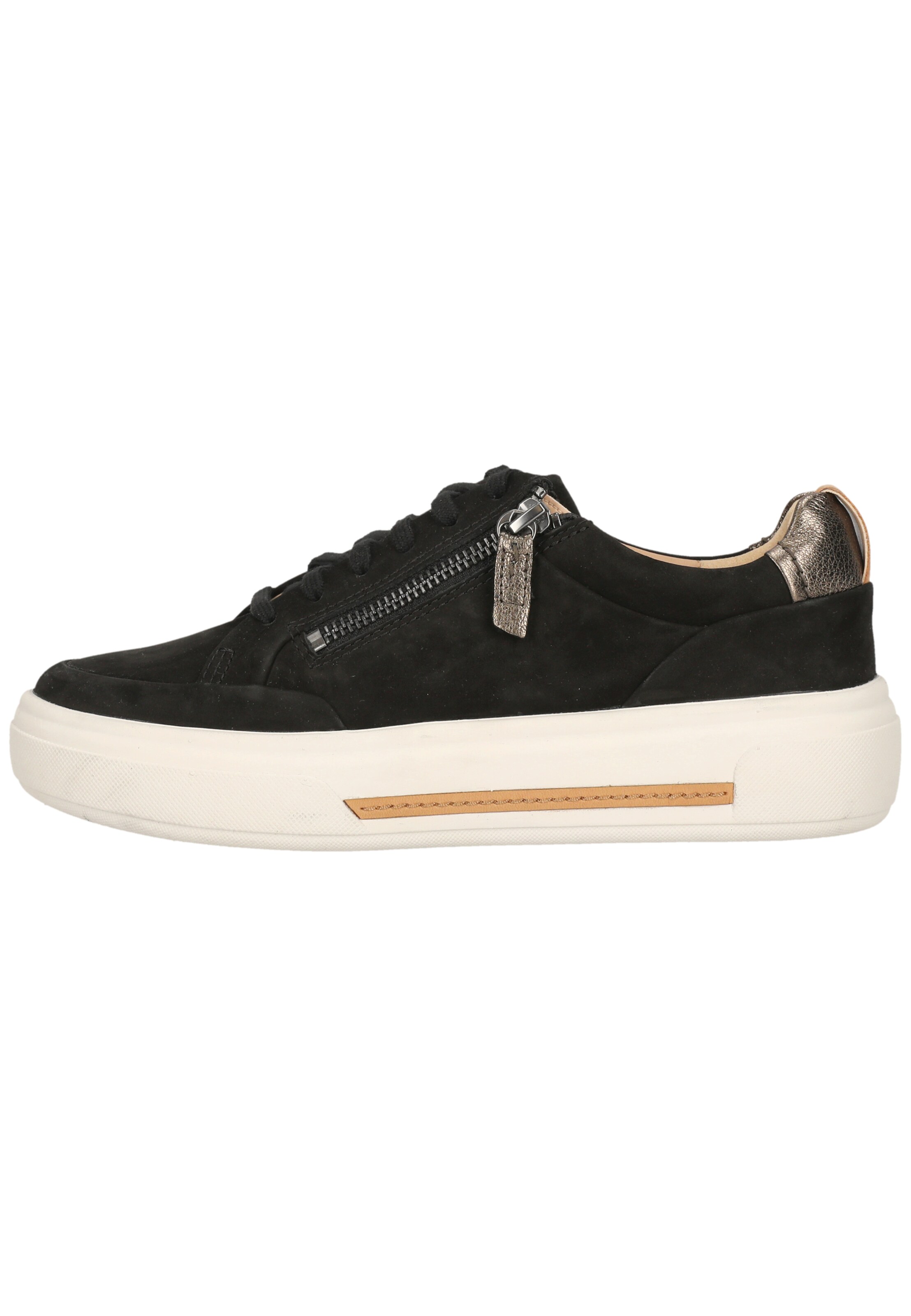 CLARKS Platform trainers 'Hollyhock Zip' in Black