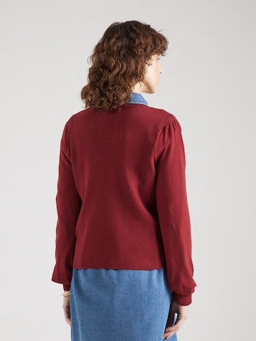 VERO MODA Pulover 'VMHOLLYKARIS' | rdeča barva