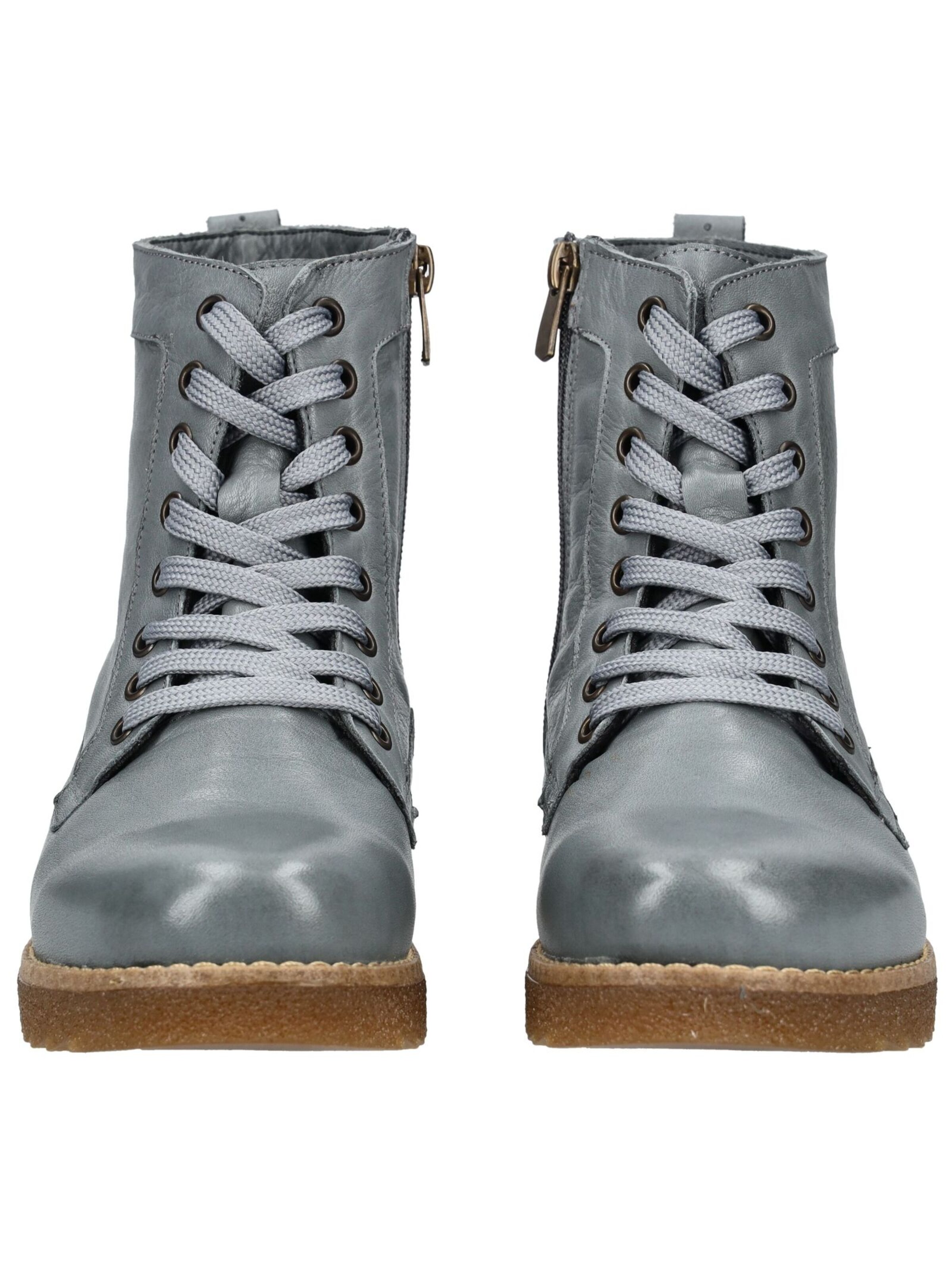 ANDREA CONTI Lace-Up Ankle Boots in Grey