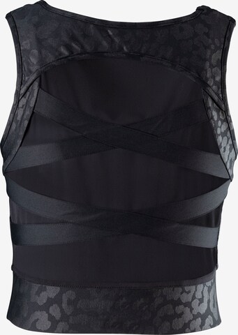 LASCANA ACTIVE Sporttop in Schwarz