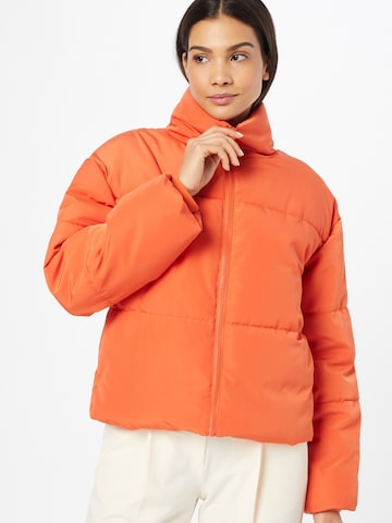 LENI KLUM x ABOUT YOU Winter Jacket 'Lilli' in Orange