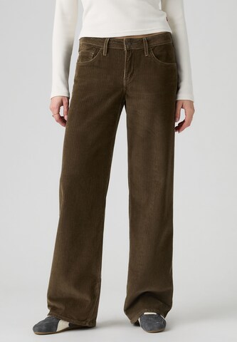 LEVI'S ® Loosefit Jeans 'Low Loose' in Grün: Vorderseite