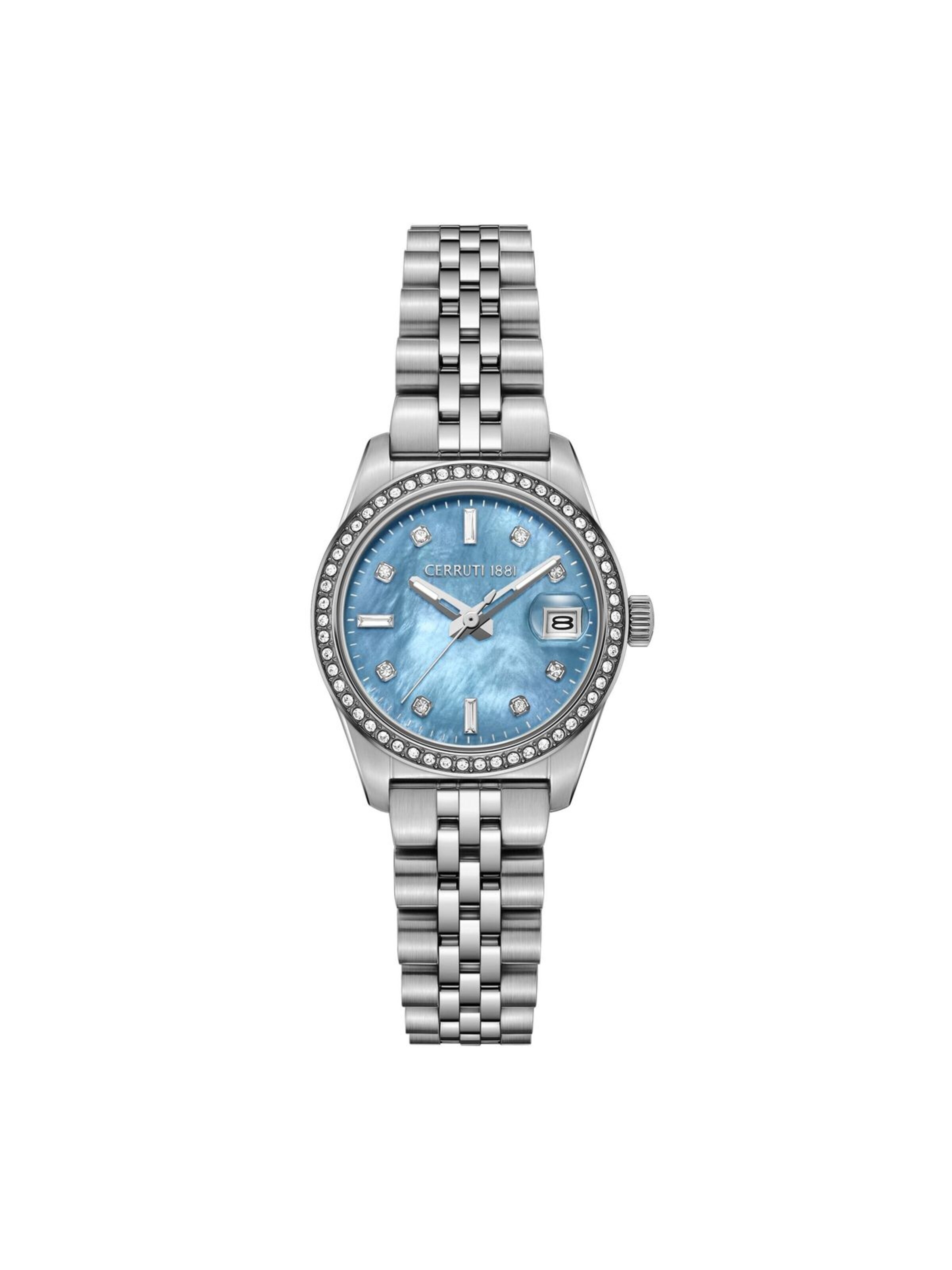CERRUTI 1881 Analog watch 'Date watch Cerruti Watch Baccio' in Silver: front