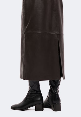 Gonna 'Diana' di Lindex in marrone