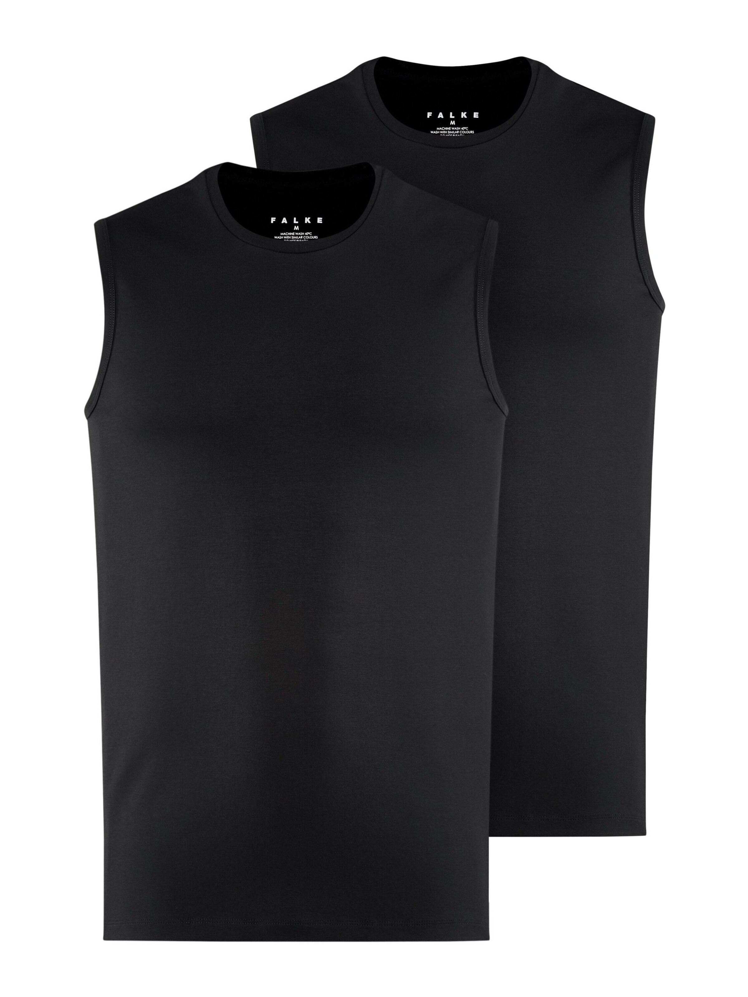 FALKE Undershirt '2-Pack' in Black