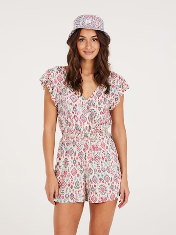PROTEST Jumpsuit 'PRTTOSKA' in Wit: voorkant