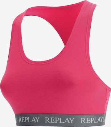 REPLAY Bralette Bra in Red: front