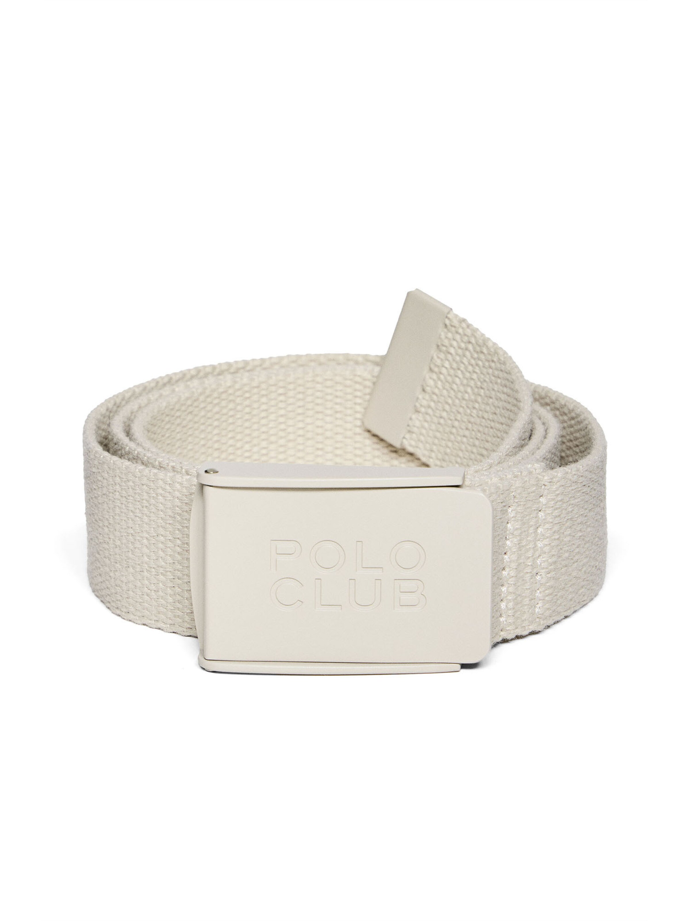Polo Club Belt in White: front