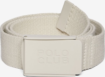Polo Club Belt in White: front