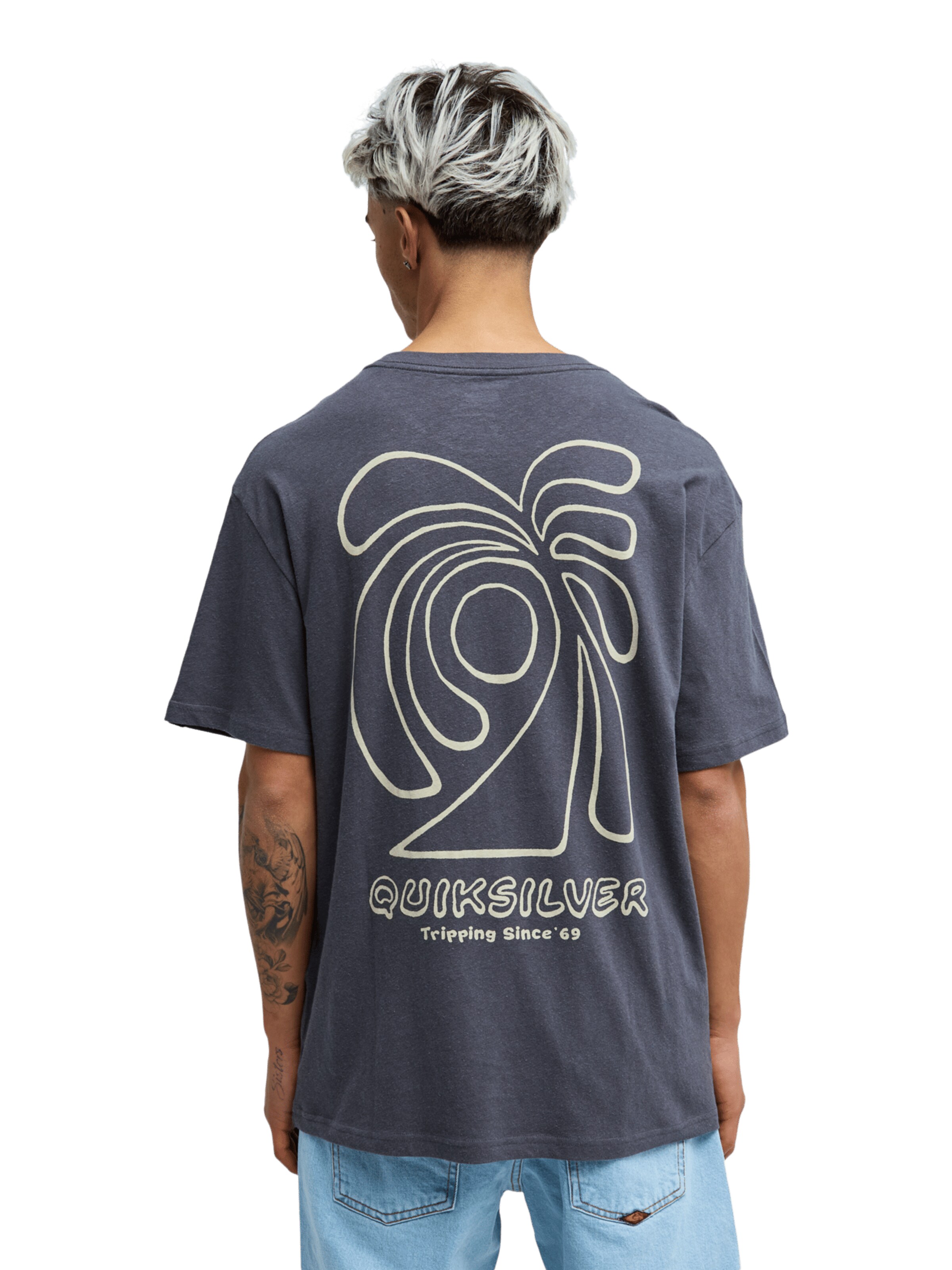 QUIKSILVER Performance Shirt in Grey