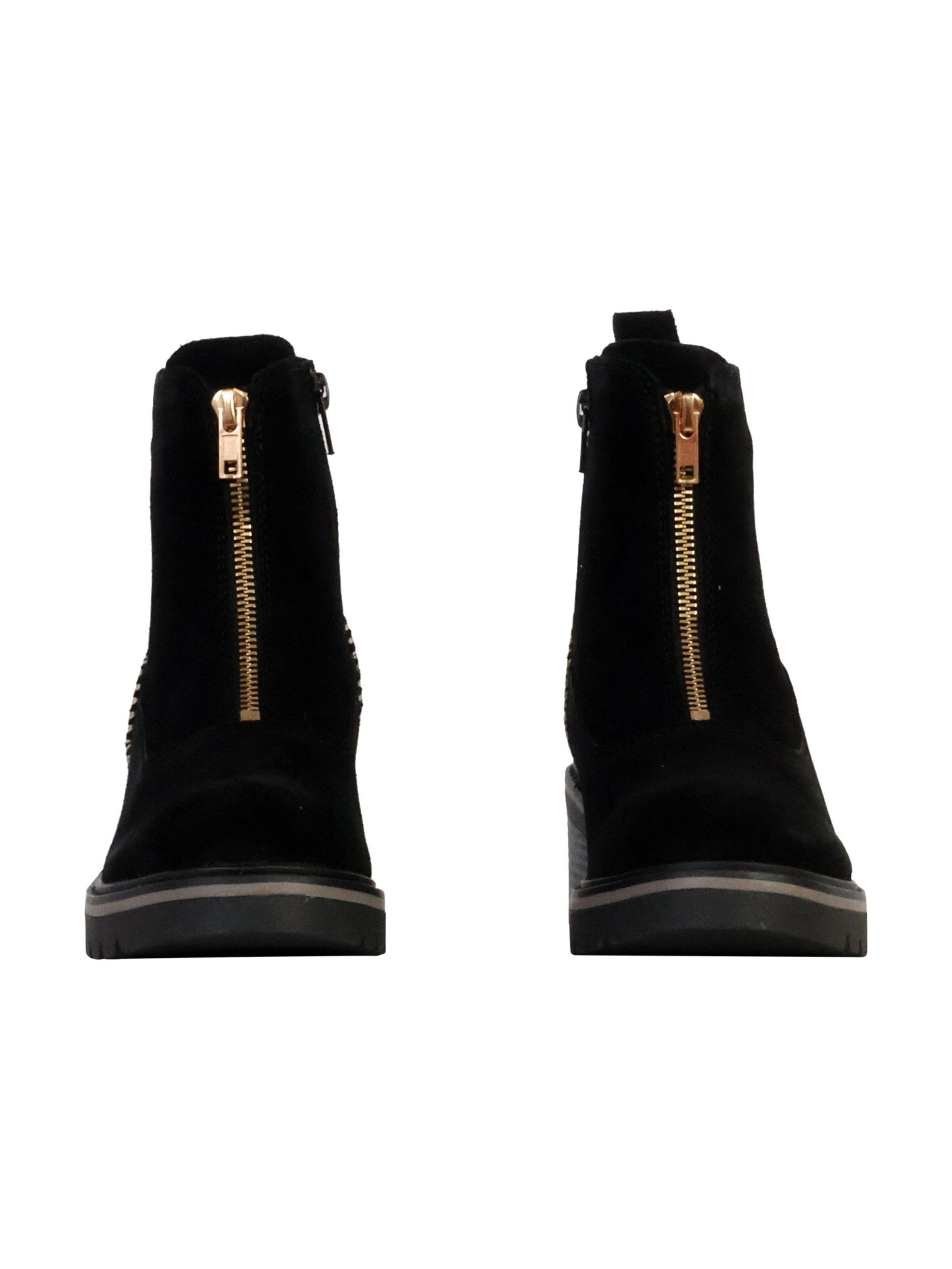 Bottines 'Lederstiefeletten Alenoa' The Divine Factory en noir