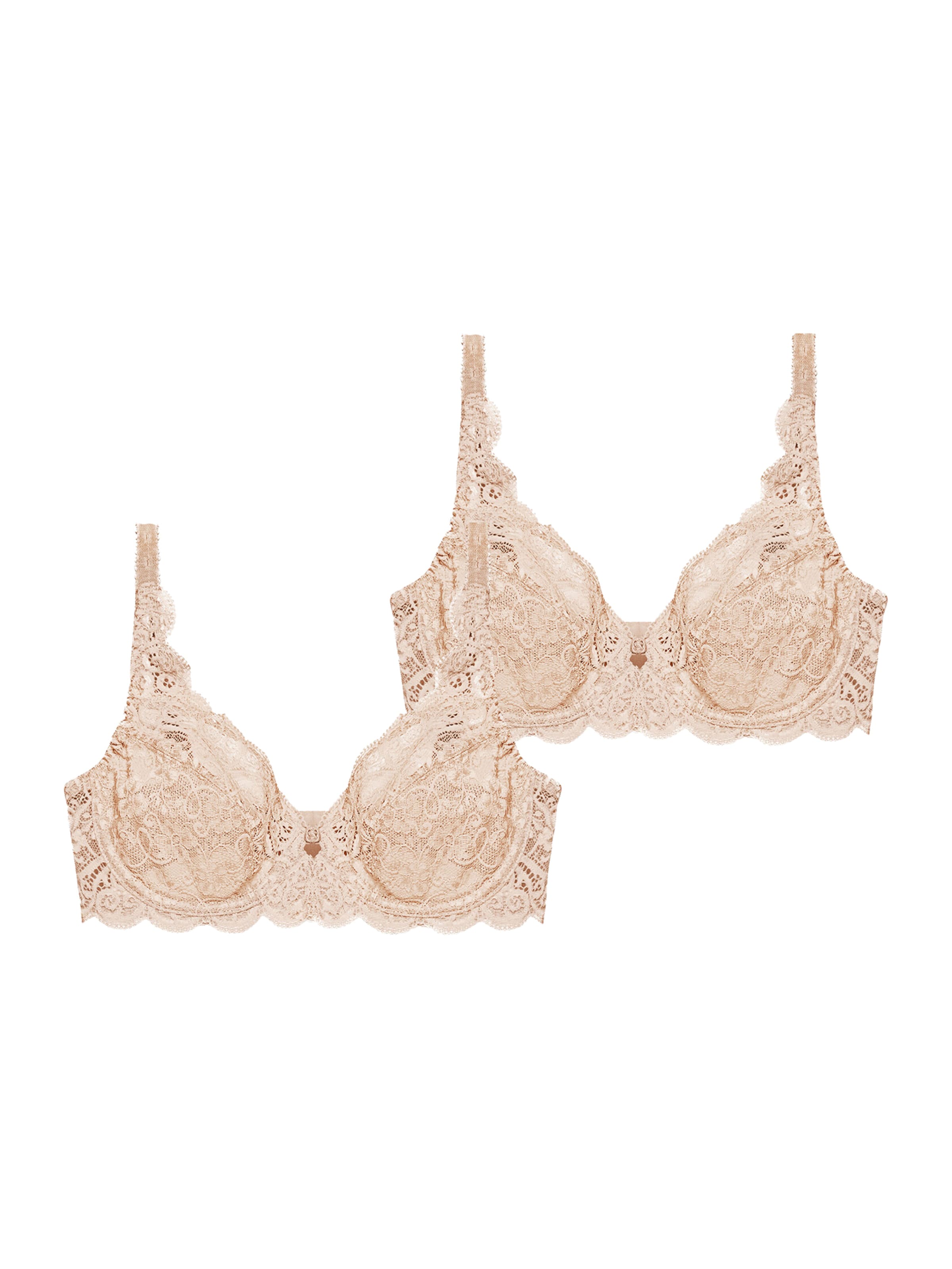 Soutien-gorge ' Amourette 300 ' TRIUMPH en beige : devant