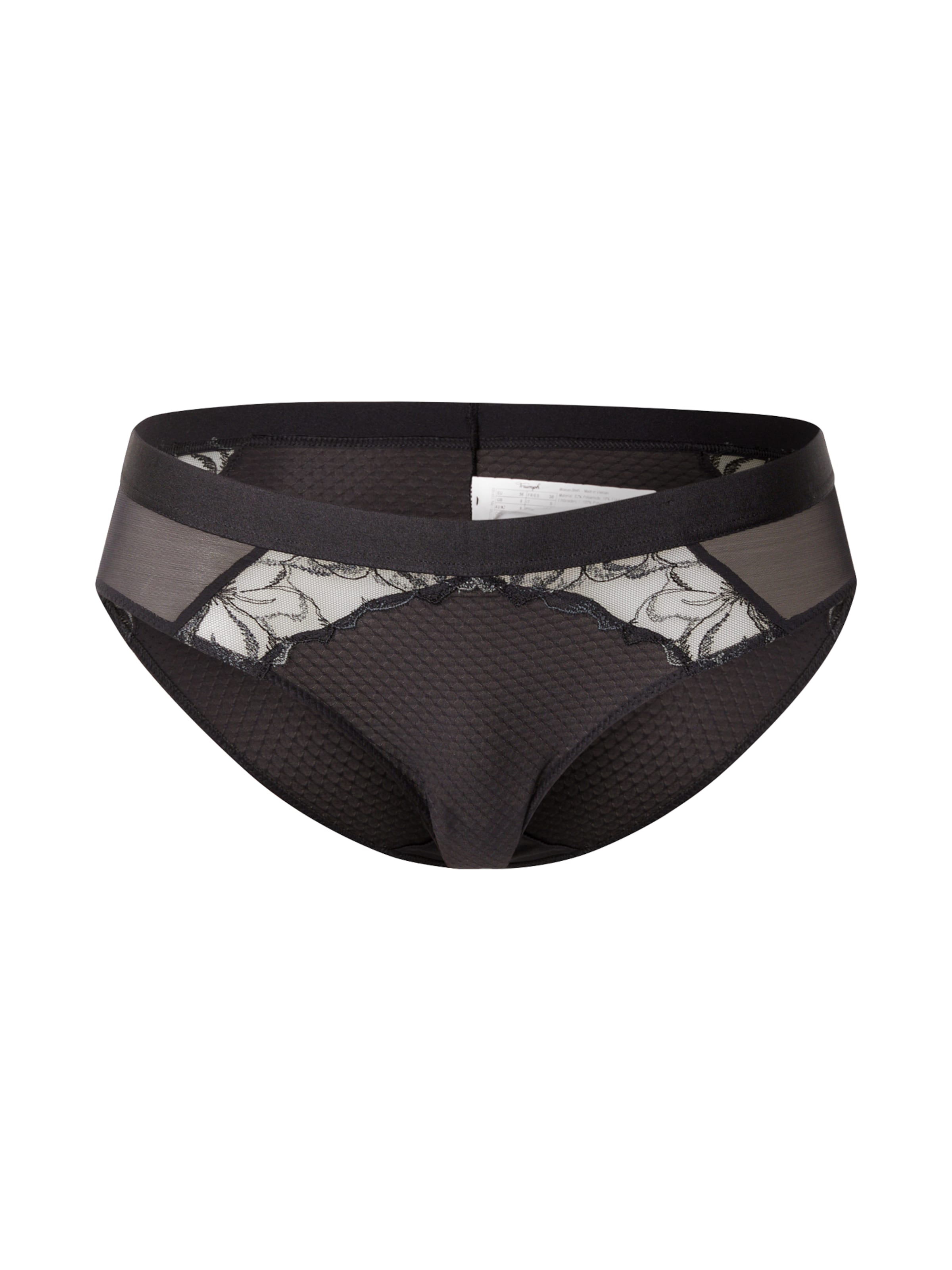 TRIUMPH Slip 'Wild Azalea Florale Tai' in Schwarz: Vorderseite