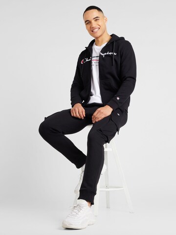 Champion Authentic Athletic Apparel Sweatjacke in Schwarz