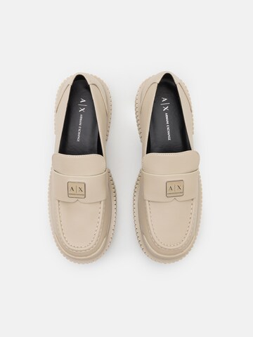 ARMANI EXCHANGE - Sapato Slip-on em bege