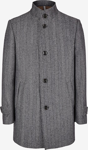 HECHTER PARIS Between-Seasons Coat in Grey: front