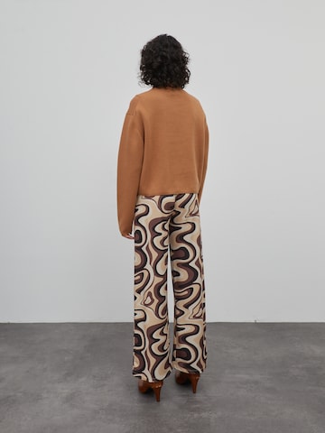 Wide leg Pantaloni 'Dahlia' di EDITED in colori misti