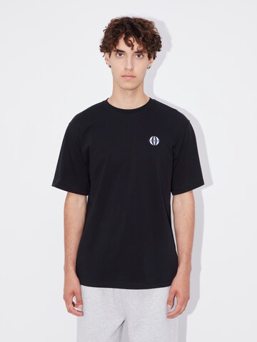 T-Shirt 'Jim' LeGer by Lena Gercke en noir : devant