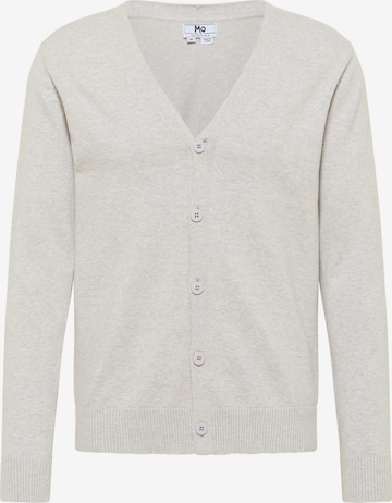 Mo ESSENTIALS Knit cardigan in Grey: front
