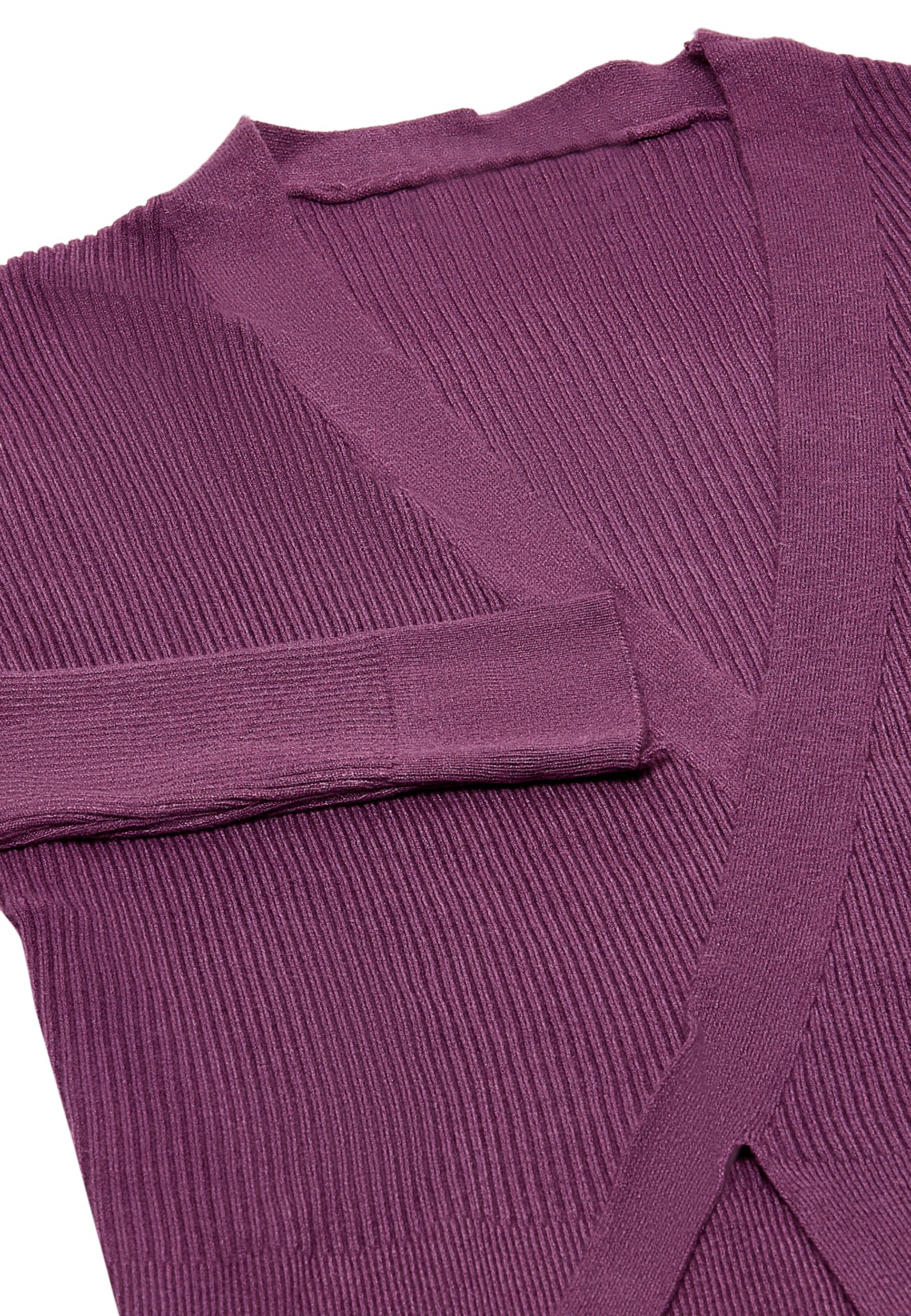 YASANNA - Casaco de malha em roxo