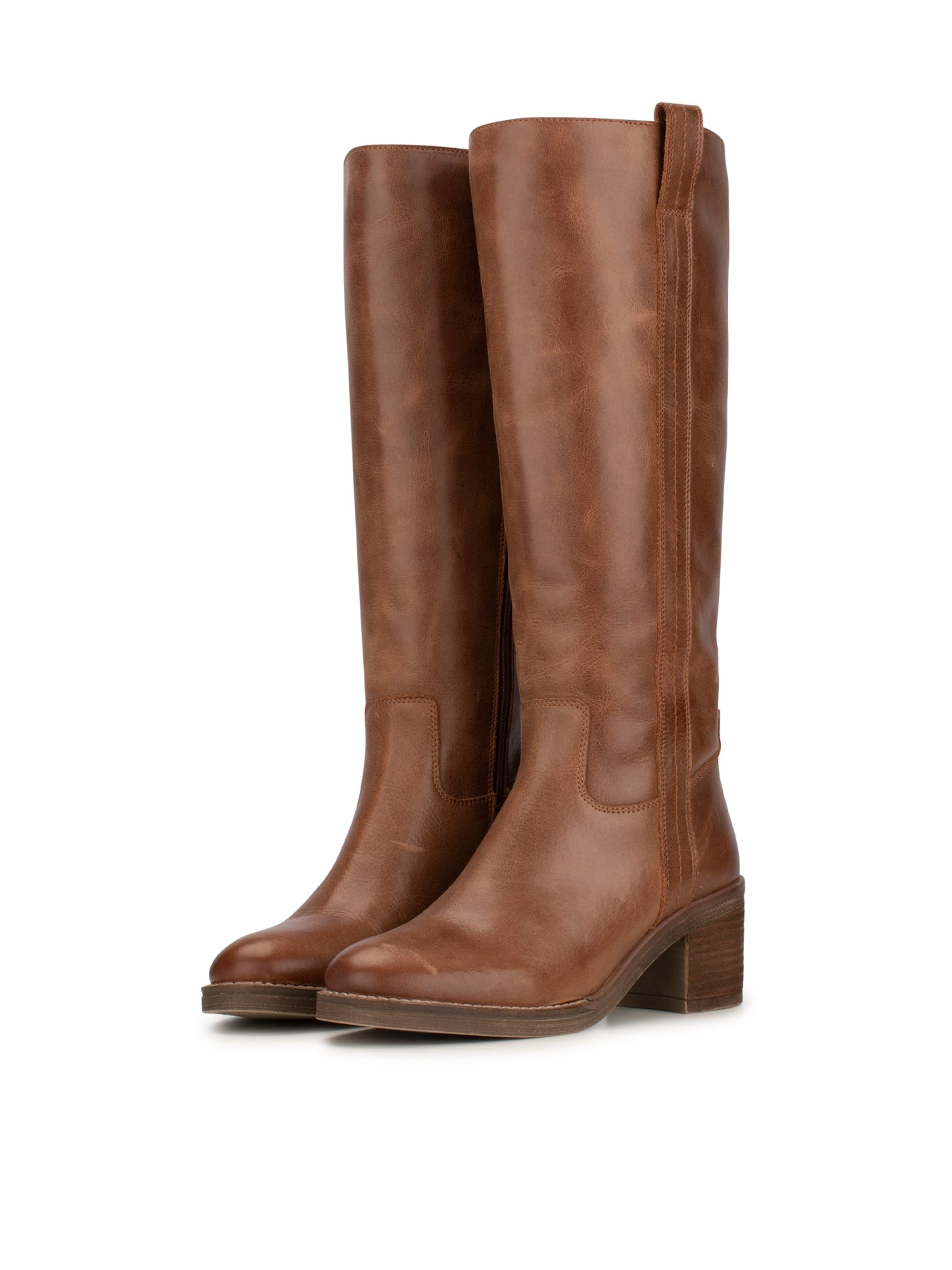 PS Poelman Stiefel 'LINA' in Braun