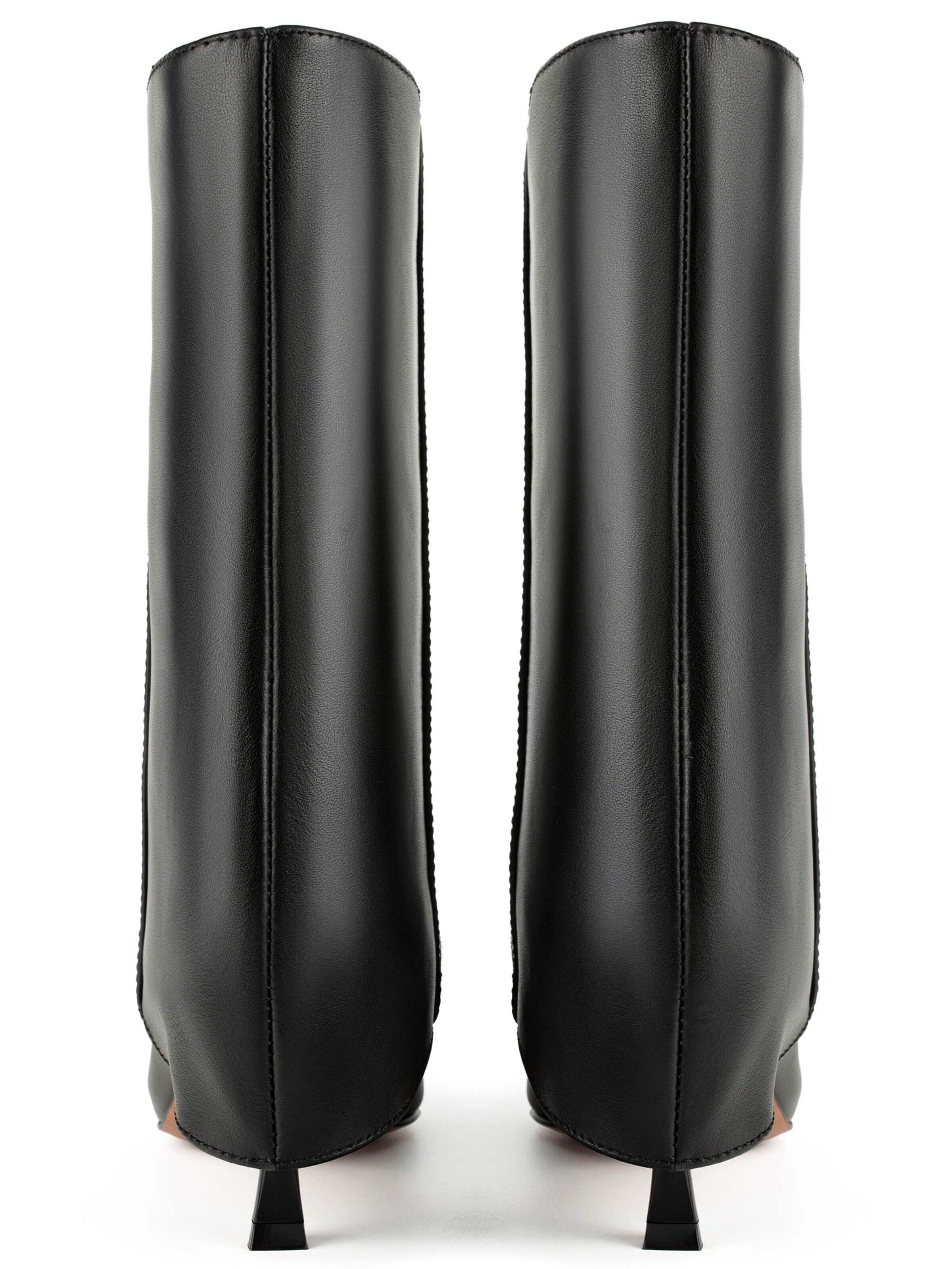 L37 HANDMADE SHOES - Botas pelo tornozelo 'SENSE OF PRIDE' em preto