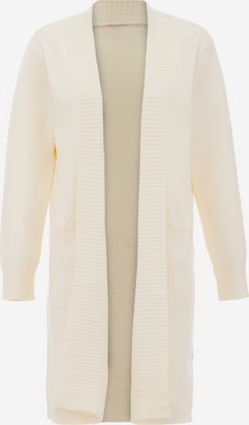 dulcey Knit Cardigan in White: front